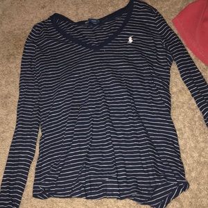 Polo V-neck long sleeve